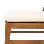 Christopher Knight Home Daisy Set da pranzo rustico da 3 pezzi in legno di acacia con sedie in vimini intrecciato