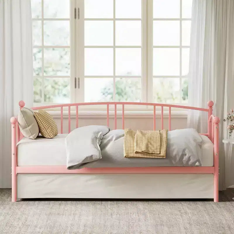 Divano Letto Singolo Senza Materasso Estraibile, Divano Letto Matrimoniale in Metallo, Supporto a Doghe in Acciaio Resistente, per Soggiorni, Camere da Letto, Nessun Materasso a Molle Richiesto