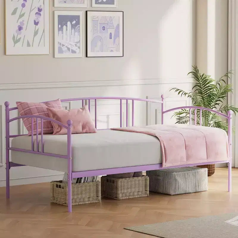 Divano Letto Singolo Senza Materasso Estraibile, Divano Letto Matrimoniale in Metallo, Supporto a Doghe in Acciaio Resistente, per Soggiorni, Camere da Letto, Nessun Materasso a Molle Richiesto