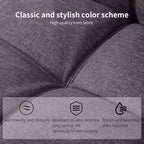 Divano Letto Dyonery in Ecopelle Nera con Memory Foam, Schienale e Braccioli Regolabili, Divanetto Trasformabile Multifunzione