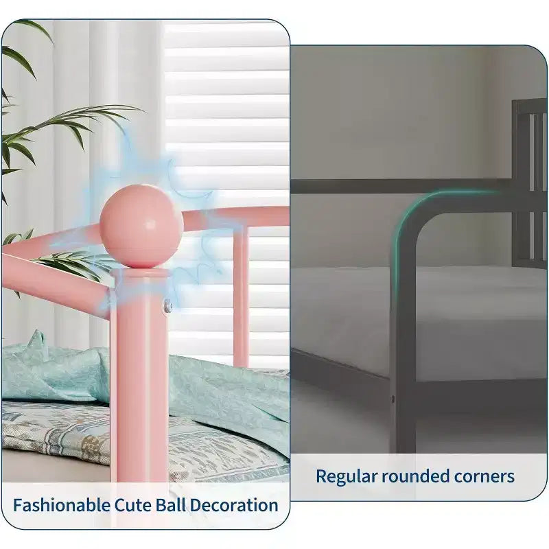 Divano letto con rotelle, design moderno e compatto, struttura in metallo per letto singolo, letto estraibile con sei ruote, supporto a doghe in acciaio, per stanze piccole