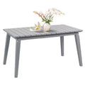 Karl Home Patio Gray Wood Table