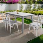 Tavolo da Patio Karl in Legno Grigio