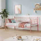Set Divano Letto con Letto Estraibile - Divano Letto Singolo con Struttura in Metallo e Supporto a Doghe in Acciaio - Divano Letto Multifunzionale per Camera da Letto, Camera degli Ospiti