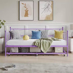 Set Divano Letto con Letto Estraibile - Divano Letto Singolo con Struttura in Metallo e Supporto a Doghe in Acciaio - Divano Letto Multifunzionale per Camera da Letto, Camera degli Ospiti