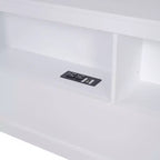 Divano Letto con Libreria a L e 2 Cassetti, Letto di Giorno in Legno con Ripiani Contenitore e Porte di Ricarica USB