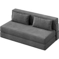 4-in-1 Foldable Sofa Bed & Chair Bed, Convertible Sleeper for Living Room, Bedroom, Guest Room, Dark Grey