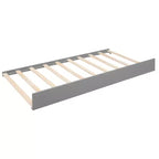 Divano Letto con Due Letti Estraibili e Scaffali, Struttura per Divano Letto in Legno con Design di Ricarica USB e 1 Luce Gratis,