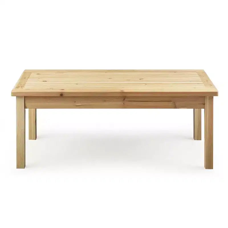 Karl Home Patio Light Brown Wood Table
