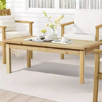 Tavolo da Patio in Legno Marrone Chiaro Karl Home