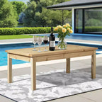 Tavolo da Patio in Legno Marrone Chiaro Karl Home