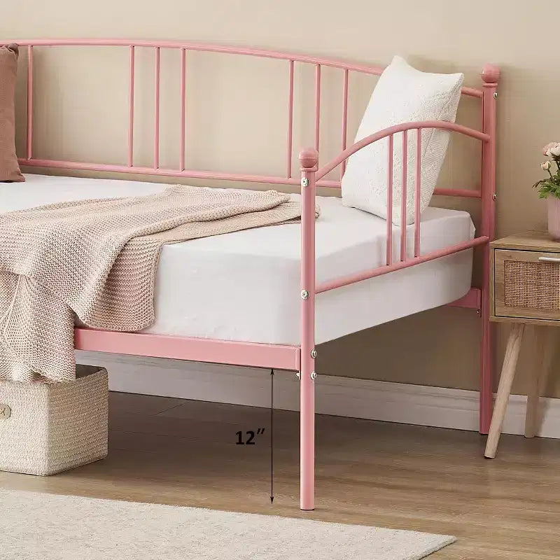 Acekool Divano Letto a Scomparsa, Struttura in Metallo con Rete Estraibile per Soggiorno, Camera da Letto e Camere per gli Ospiti