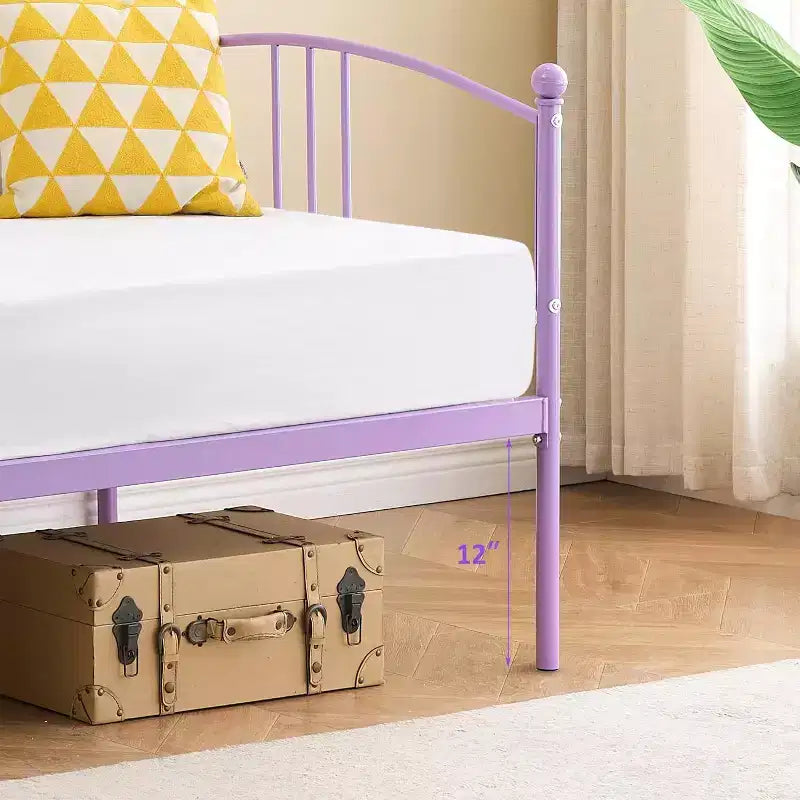 Acekool Divano Letto a Scomparsa, Struttura in Metallo con Rete Estraibile per Soggiorno, Camera da Letto e Camere per gli Ospiti