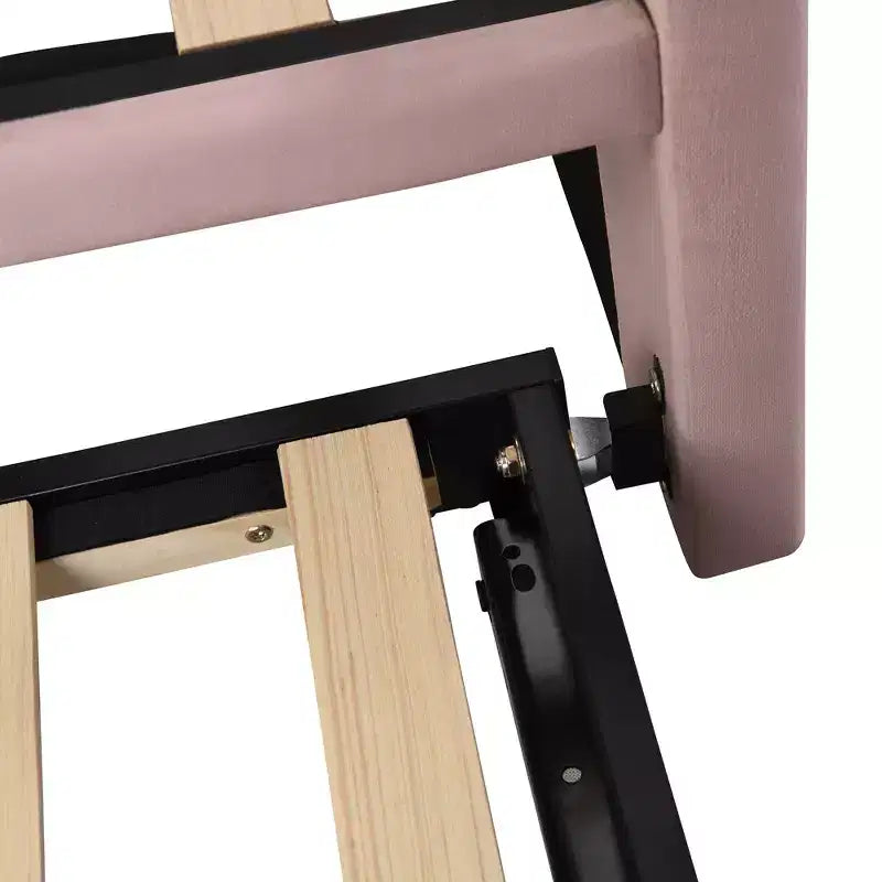 Divano letto imbottito con letto estraibile a scomparsa, Struttura letto singolo in legno con letto estraibile estensibile, Divano letto a capitonné