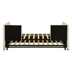 Divano letto imbottito con letto estraibile a scomparsa, Struttura letto singolo in legno con letto estraibile estensibile, Divano letto a capitonné