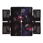 Tavolo da Picnic Pieghevole Portatile Morte Nera Star Wars con Sedili