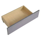 Divano Letto a L Imbottito in Legno con Ripiano Laterale, Divano Letto Singolo in Velluto con 2 Cassetti per Camera da Letto