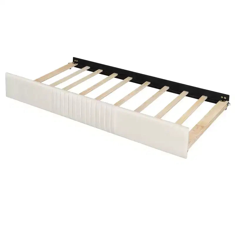 Luxystar Divano Letto Imbottito con Letto Estraibile e Doghe in Legno