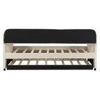 Luxystar Divano Letto Imbottito con Letto Estraibile e Doghe in Legno