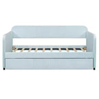 Luxystar Divano Letto Imbottito con Letto Estraibile e Doghe in Legno