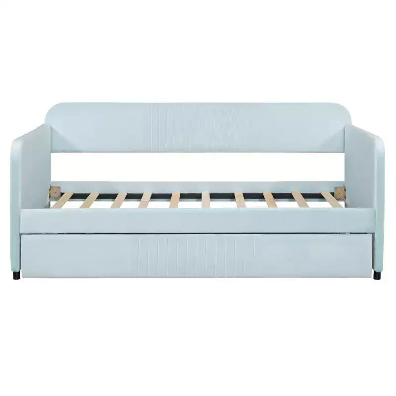 Luxystar Divano Letto Imbottito con Letto Estraibile e Doghe in Legno