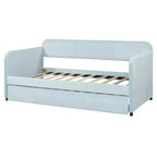 Luxystar Divano Letto Imbottito con Letto Estraibile e Doghe in Legno