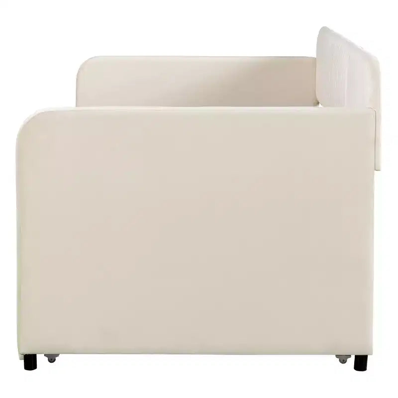 Luxystar Divano Letto Imbottito con Letto Estraibile e Doghe in Legno
