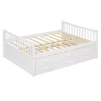 Divano letto Luxystar Full e Twin con letto estraibile Twin e cassetti per camera da letto e monolocale