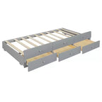 Divano letto Luxystar Full e Twin con letto estraibile Twin e cassetti per camera da letto e monolocale