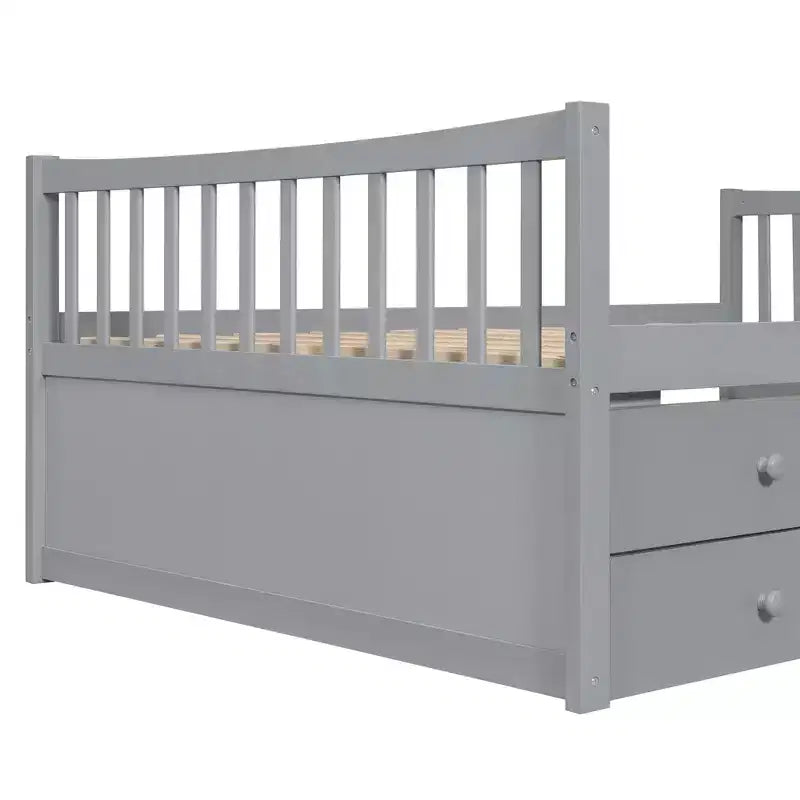 Divano letto Luxystar Full e Twin con letto estraibile Twin e cassetti per camera da letto e monolocale