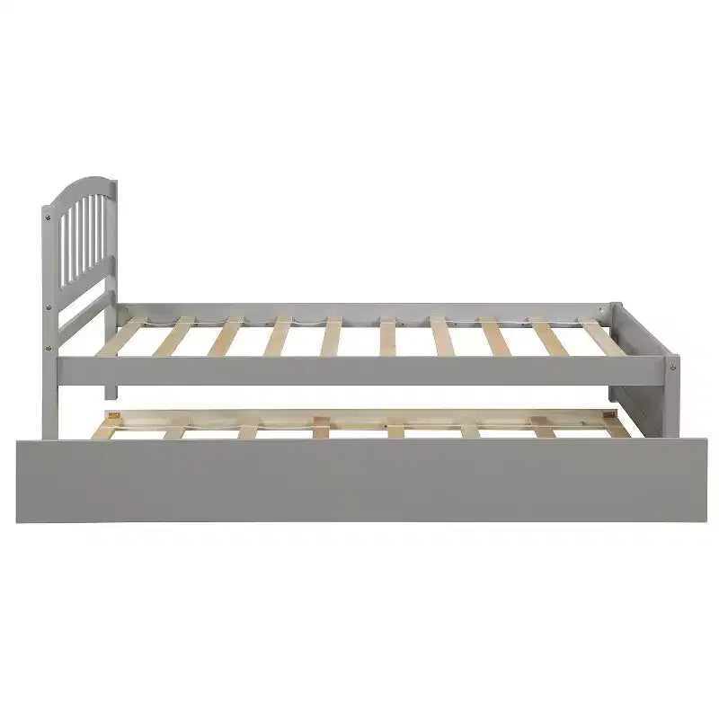 Letto a piattaforma singolo Luxystar con letto estraibile per appartamento e camera degli ospiti