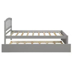 Letto a piattaforma singolo Luxystar con letto estraibile per appartamento e camera degli ospiti
