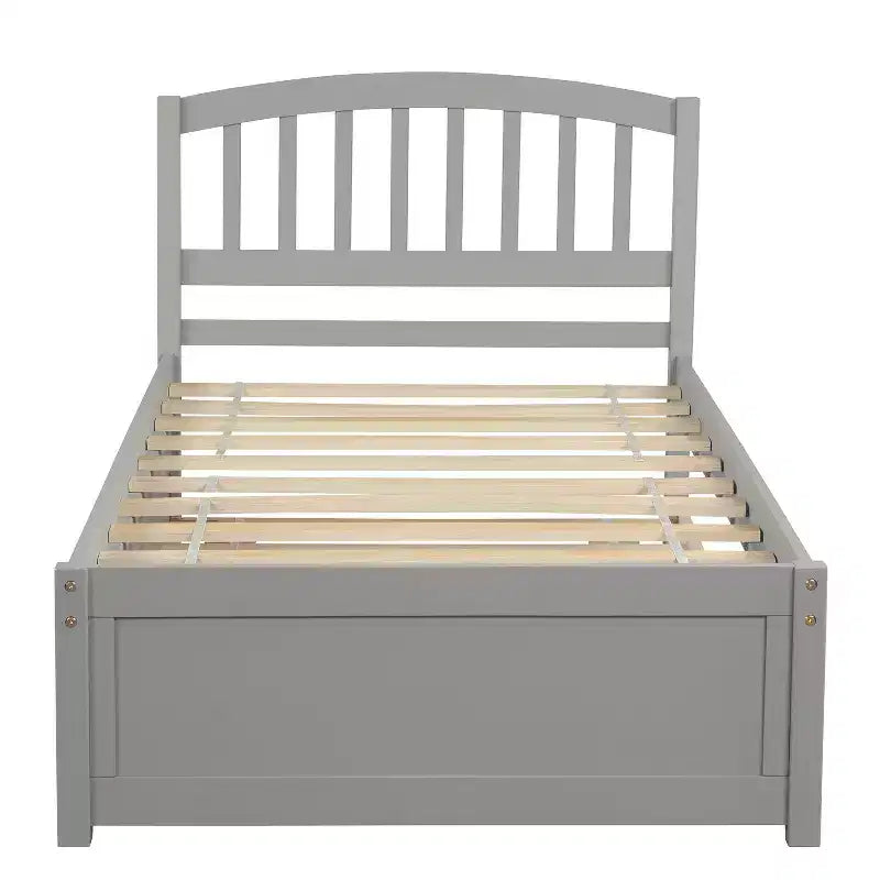 Letto a piattaforma singolo Luxystar con letto estraibile per appartamento e camera degli ospiti