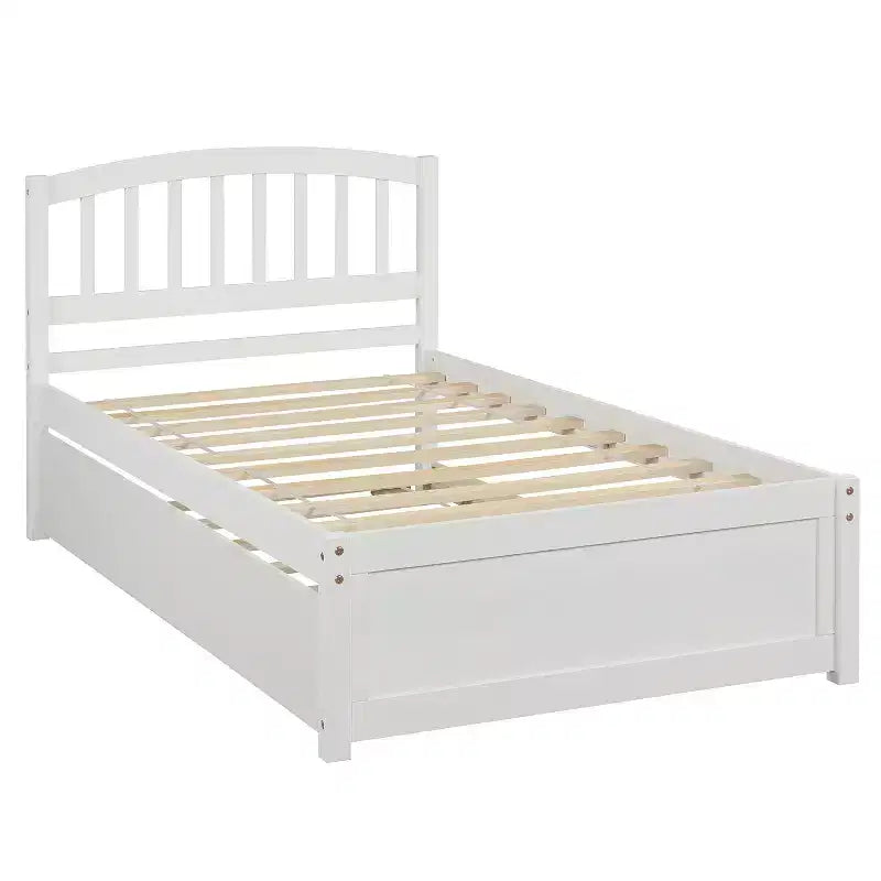 Letto a piattaforma singolo Luxystar con letto estraibile per appartamento e camera degli ospiti