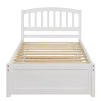 Letto a piattaforma singolo Luxystar con letto estraibile per appartamento e camera degli ospiti