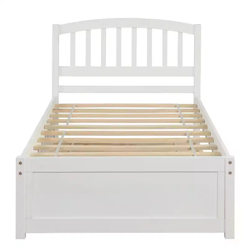 Letto a piattaforma singolo Luxystar con letto estraibile per appartamento e camera degli ospiti