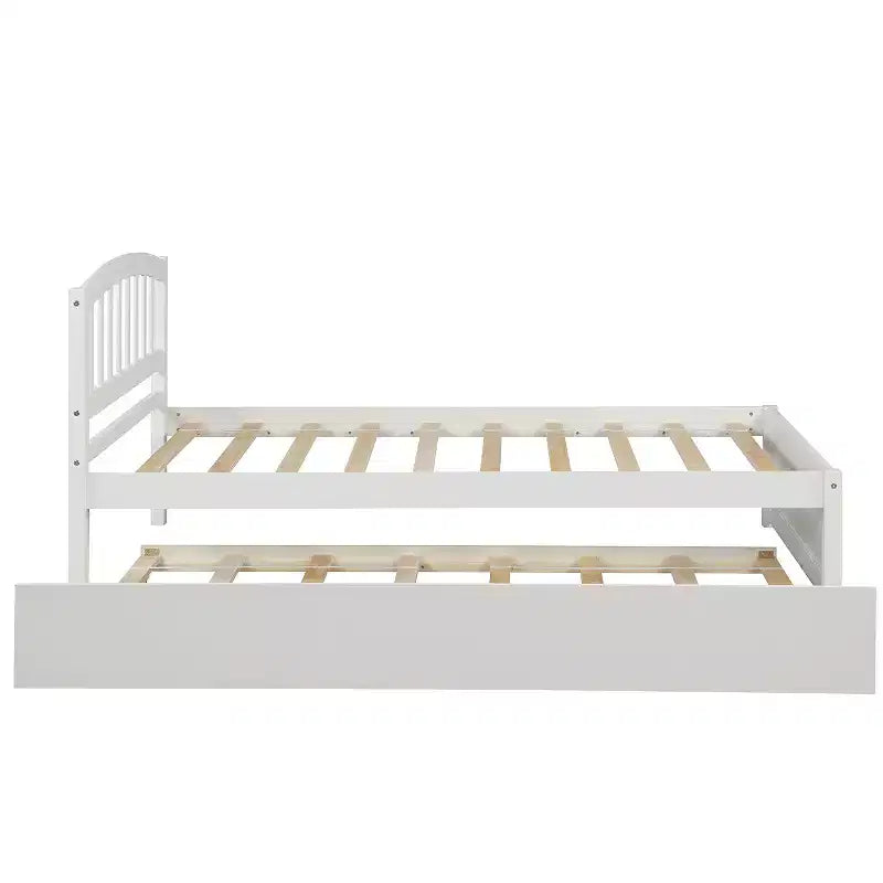 Letto a piattaforma singolo Luxystar con letto estraibile per appartamento e camera degli ospiti