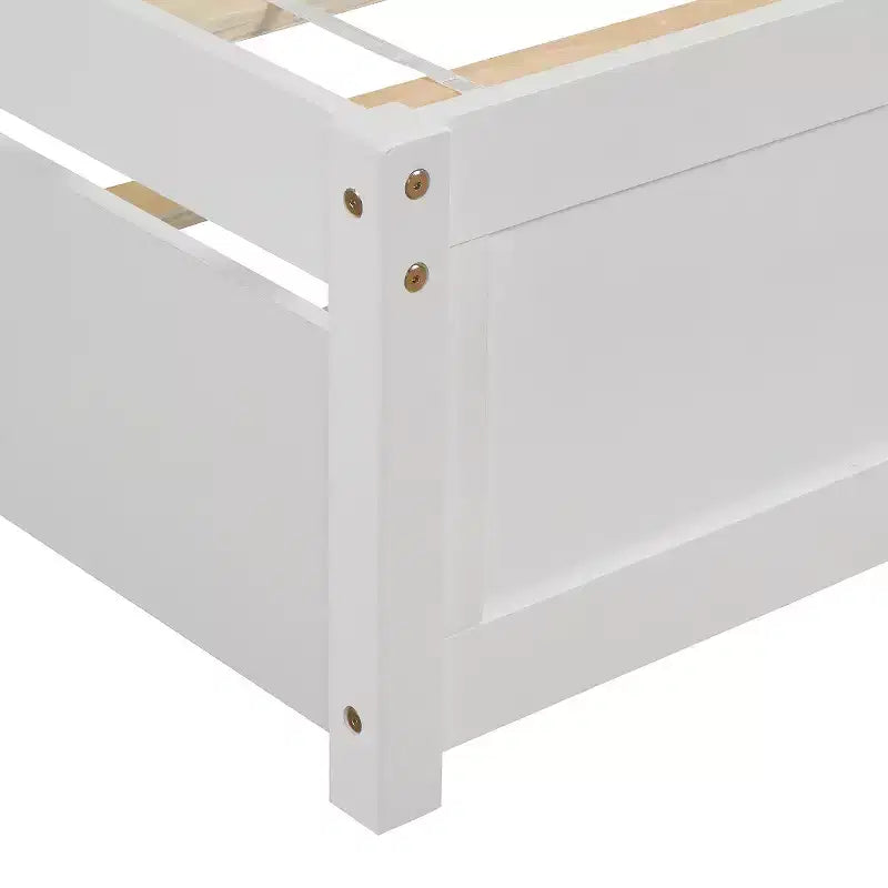 Letto a piattaforma singolo Luxystar con letto estraibile per appartamento e camera degli ospiti