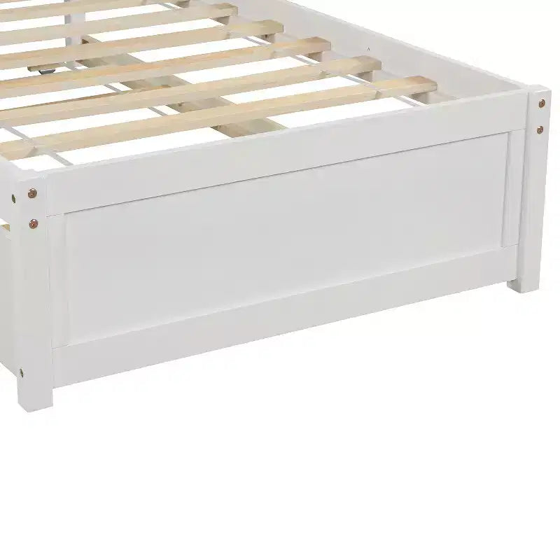 Letto a piattaforma singolo Luxystar con letto estraibile per appartamento e camera degli ospiti