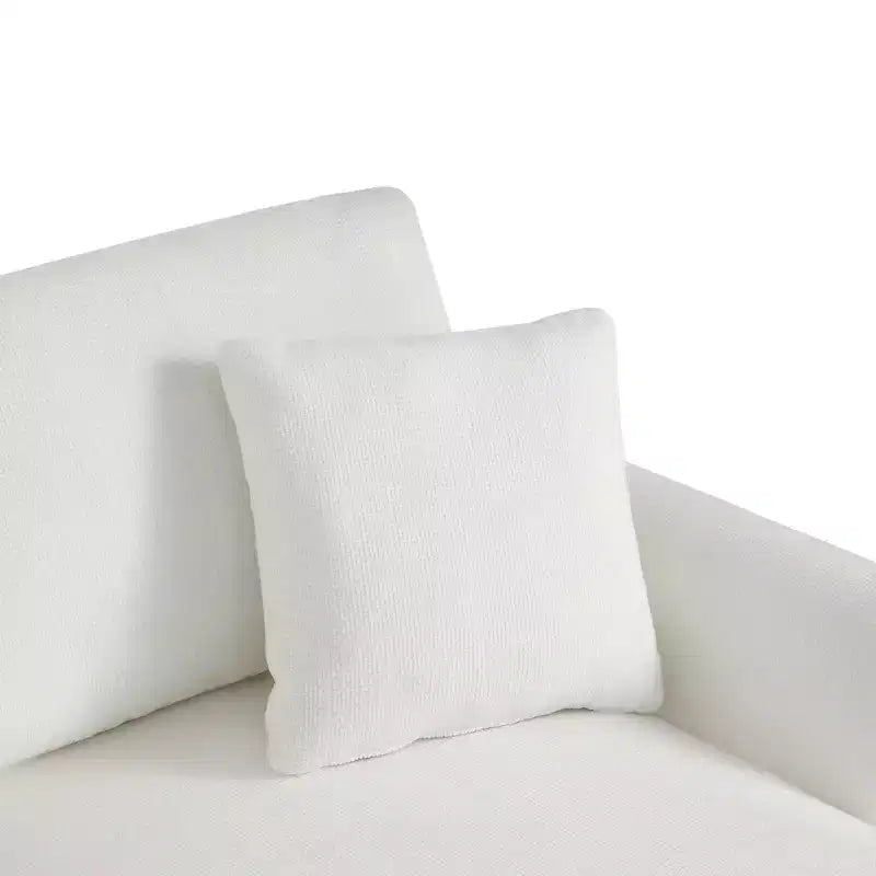 Divano Sezionale Moderno Oversize EHMKNP - Divano di Lusso a L con 5 Posti e Chaise Longue Rivestito in Ciniglia