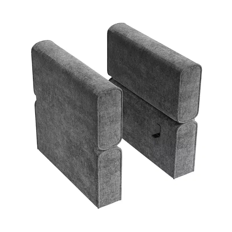 Divano sezionale modulare, modulo bracciolo in ciniglia per divano letto componibile,
