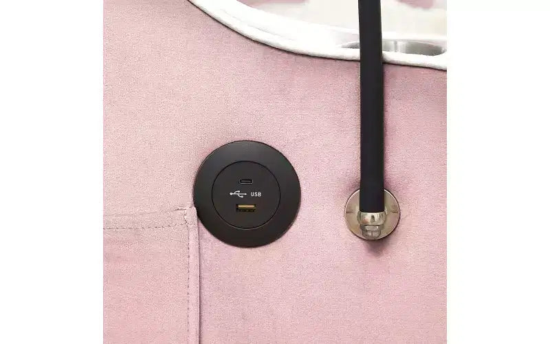 Divano Letto Trasformabile, Futon Loveseat in Velluto con USB, Letto Estraibile, Portabicchieri, Supporto Telefono Girevole per Piccoli Spazi