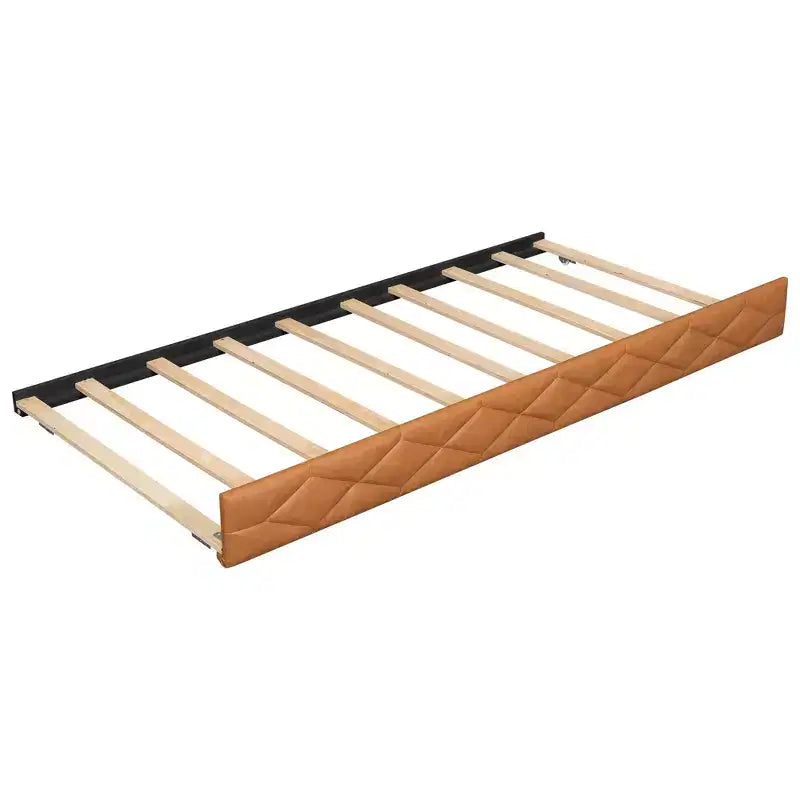 Divano letto imbottito Luxystar Full XL con letto estraibile e LED per soggiorno