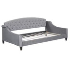 Letto a giorno matrimoniale moderno di lusso trapuntato con bottoni Luxystar per soggiorno e camera degli ospiti