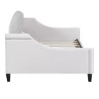 Letto a giorno matrimoniale moderno di lusso trapuntato con bottoni Luxystar per soggiorno e camera degli ospiti