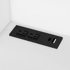 GDFStudio Gibson Letto a Giorno in Legno con Ripiani Contenitori e Schienale Imbottito