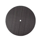 Tavolo da pranzo da esterno Okak Wicker con struttura in metallo resistente, tavolo da pranzo da patio con foro per ombrellone, tavolo da esterno per giardino, cortile, marrone