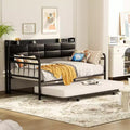 Besiost Daybed with Trundle and Charging Station