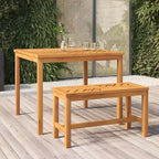 vidaXL Tavolo da Giardino Marrone in Legno Massello di Acacia 90x90 cm