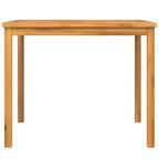 vidaXL Tavolo da Giardino Marrone in Legno Massello di Acacia 90x90 cm